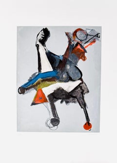 Marino Marini ( 1901 - 1980) - Colour drypoint etching on paper - 1977