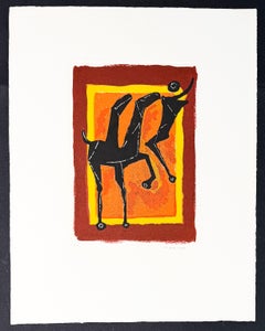 Marino Marini (1901-1980) - Giocoliere - Acquaforte e acquatinta a colori su Arches