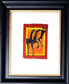 Marino Marini (1901-1980) - Giocoliere - Aguafuerte en color y aguatinta sobre Arches