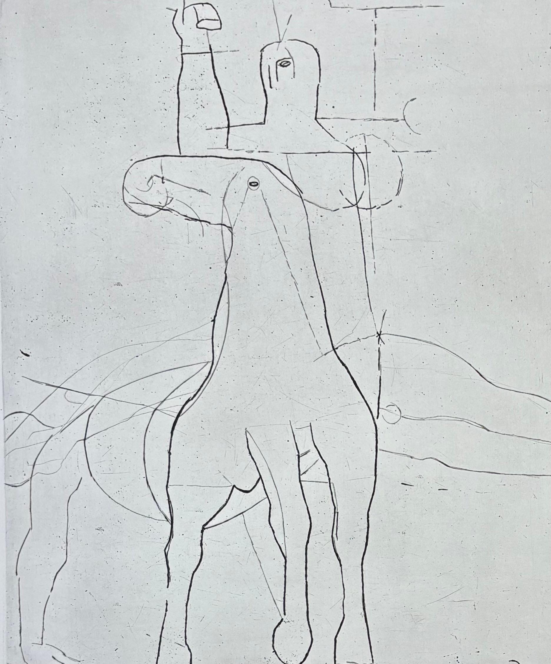 Marino Marini ( 1901 - 1980 ) - Giocoliere - Radierung auf Papier - 1950 im Angebot 1