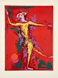 Marino Marini (1901-1980) - Il ballerino - 8-colour lithography - 1973