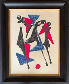 Marino Marini (1901 - 1980) - LE CHEVAL AU MANEGE - Litografía en color sobre papel -
