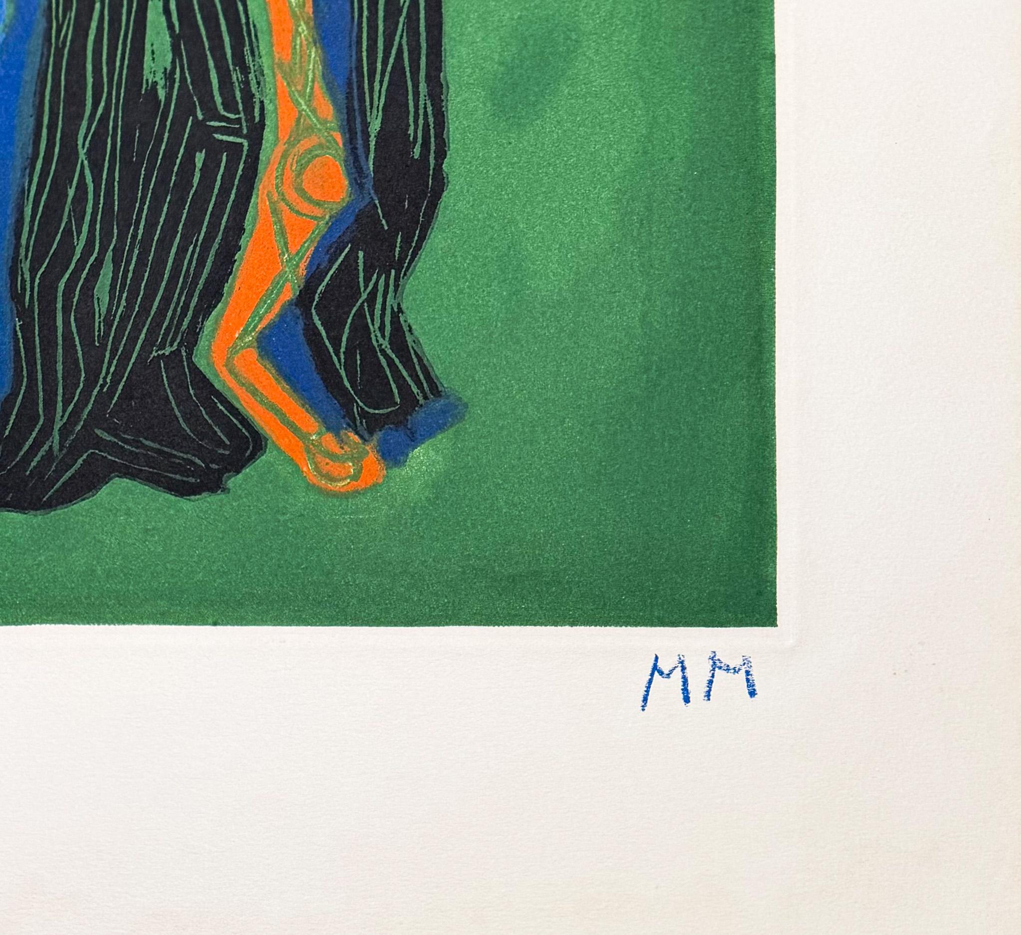 Marino Marini (1901-1980) - MARINO FROM GOETHE - Color etching and aquatint For Sale 5