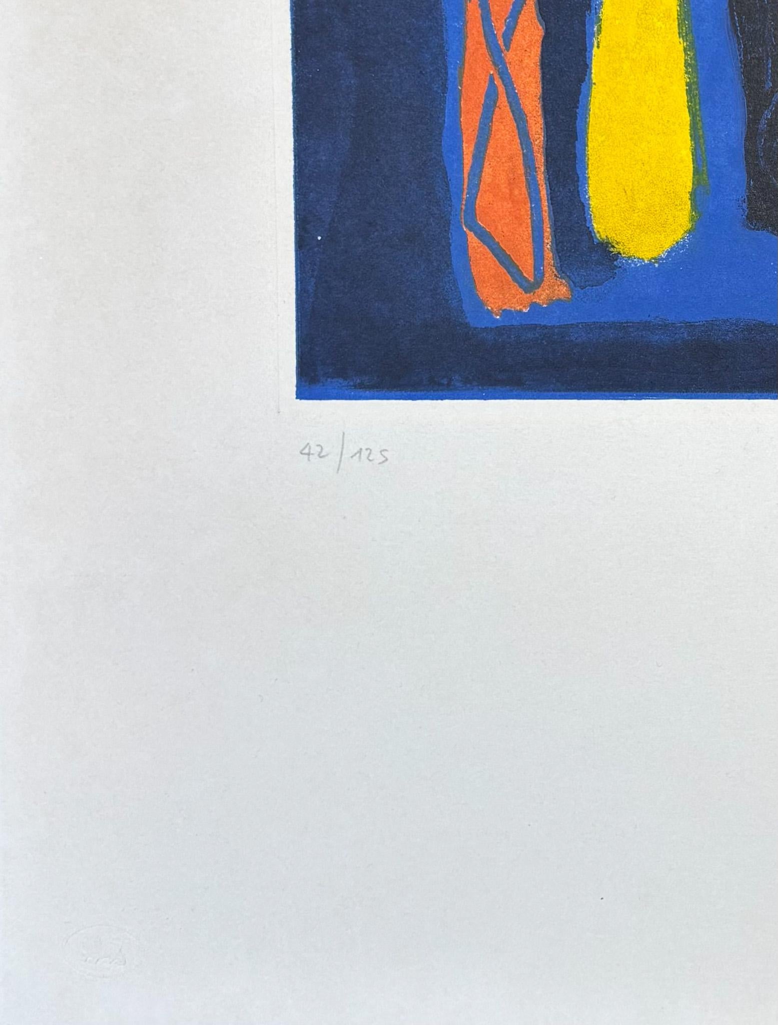 Marino Marini (1901-1980) - MARINO FROM GOETHE IV - Color etching and aquatint For Sale 4