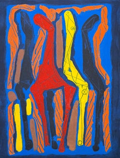 Marino Marini (1901-1980) - MARINO FROM GOETHE IV - Color etching and aquatint