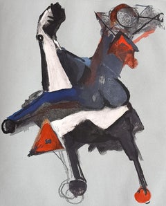 Marino Marini (1901–1980) - MARINO FROM SHAKESPEARE I - Color drypoint etching