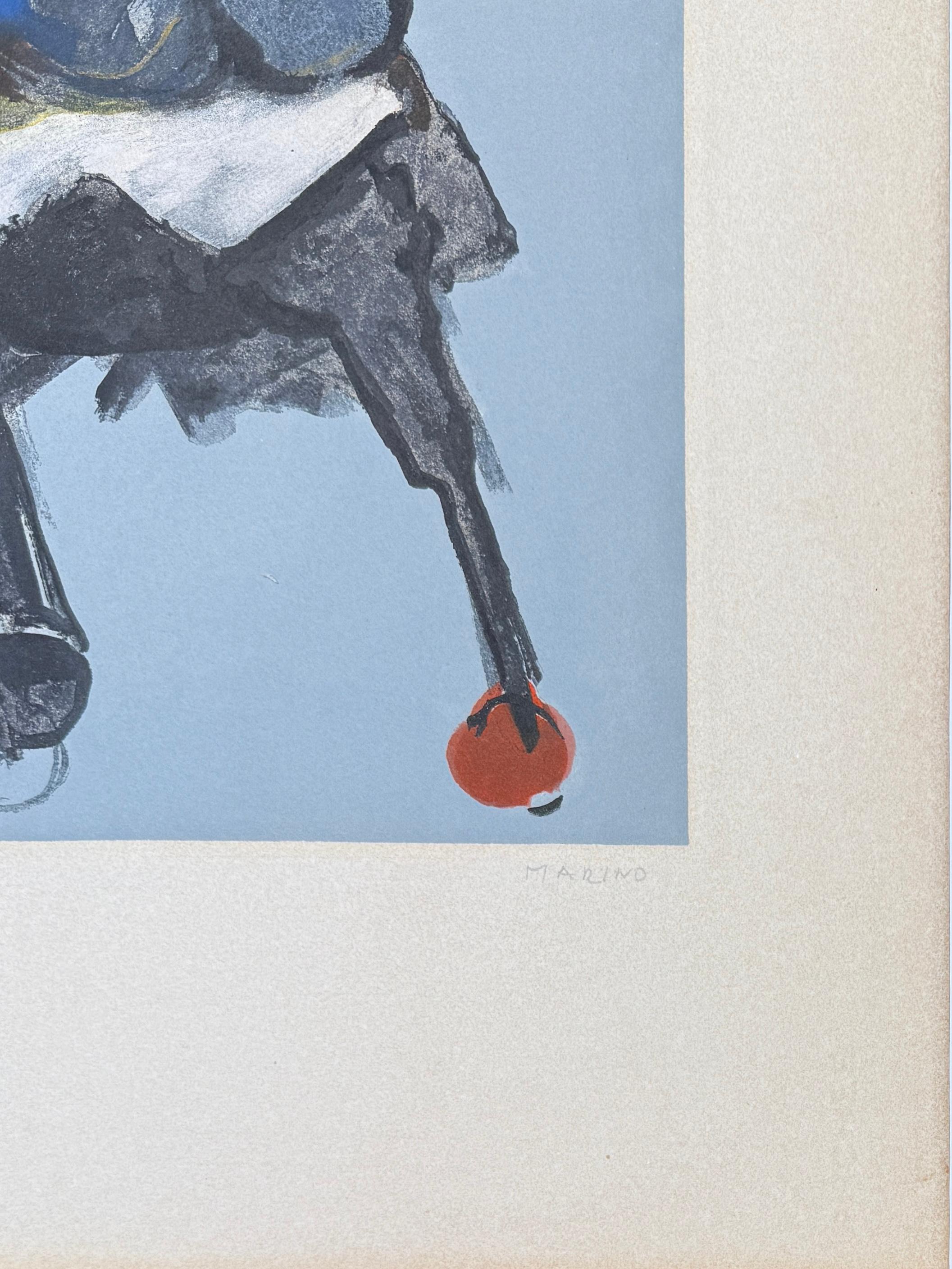 Marino Marini (1901-1980) - MARINO FROM SHAKESPEARE I-Etching, drypoint aquatint For Sale 4