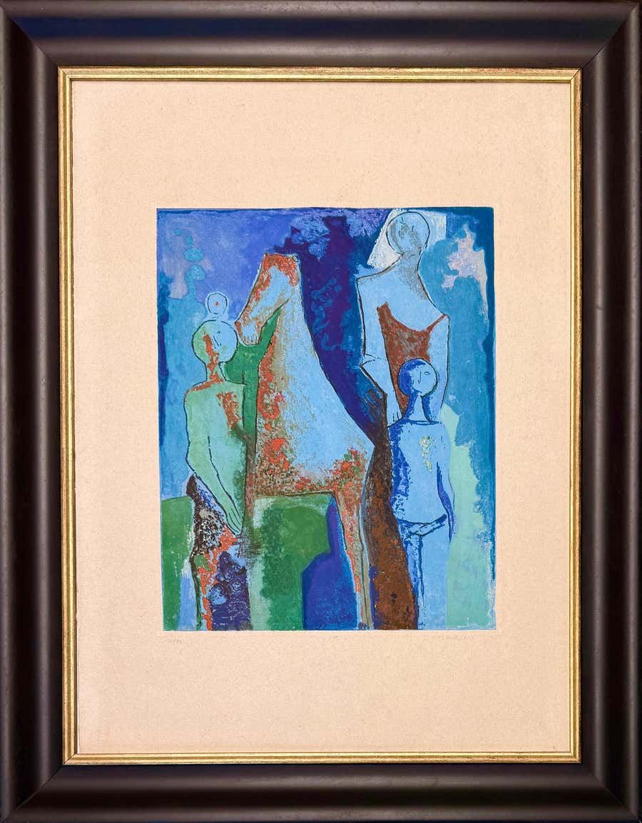 Marino Marini (1901 - 1980)-MARINO FROM SHAKESPEARE I-Etching, drypoint aquatint