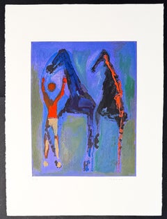 Marino Marini (1901–1980) - MARINO FROM SHAKESPEARE II - Color drypoint etching