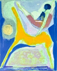 Marino Marini (1901–1980) - MARINO FROM SHAKESPEARE II - Color drypoint etching