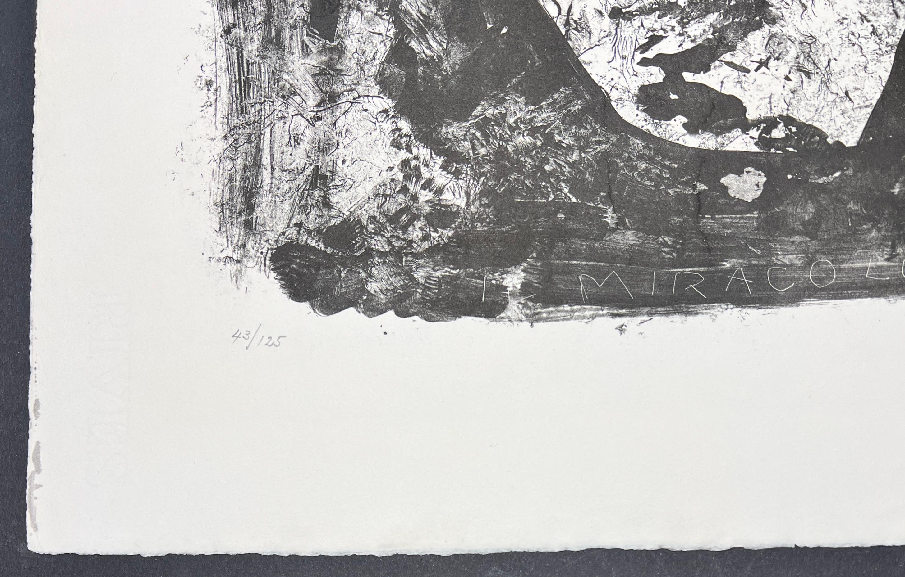 Marino Marini (1901-1980) - Miracolo - Litografia su carta BFK Rives in vendita 3