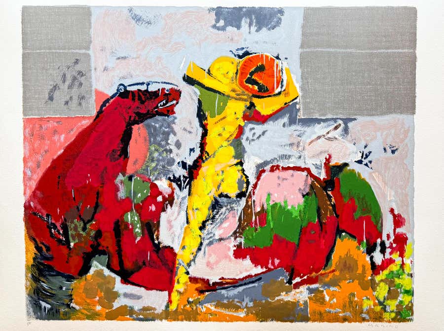 Marino Marini (1901-1980) - Orfeo - Colour lithograph on Arches paper - 1979