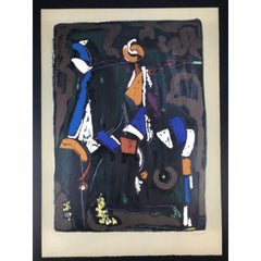 Marino Marini Bunter Reiter II – Handsignierte Lithografie auf Bögen – Bunter Reiter II, 1976
