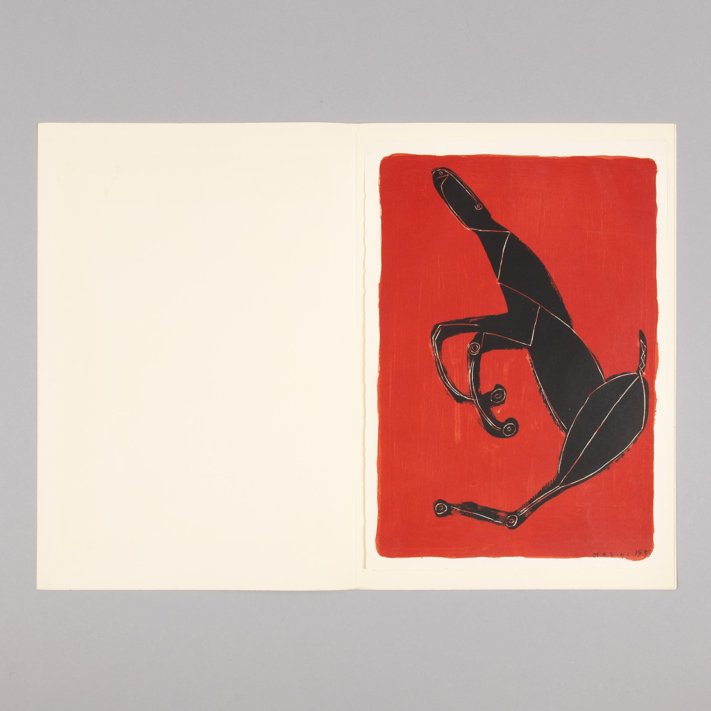 Marino Marini, Geh durch den Spiegel : Catalogue comprenant 3 lithographies originales en vente 2