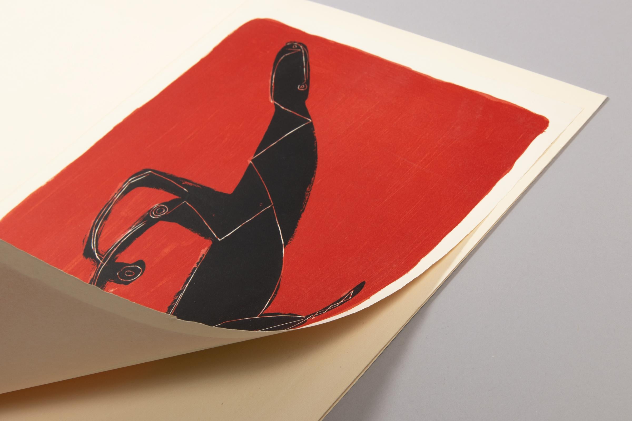 Marino Marini, Geh durch den Spiegel: Catalogo con 3 litografie originali 5