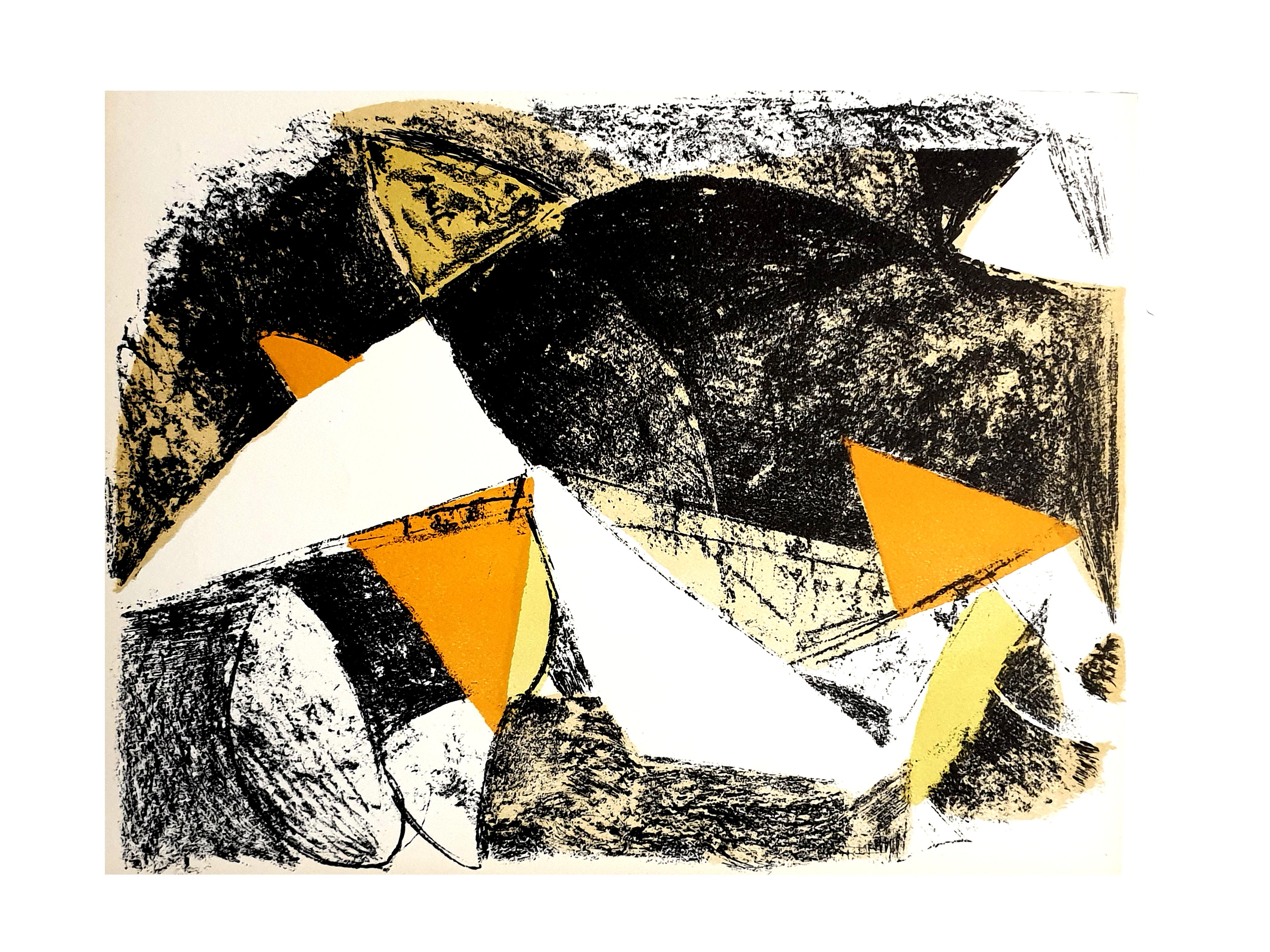 Marino Marini - Caballo y jinete - Litografía original
1963
Dimensiones: 32 x 24 cm
De la revista de arte XXe siècle
Sin firmar y sin numerar tal como se emitió