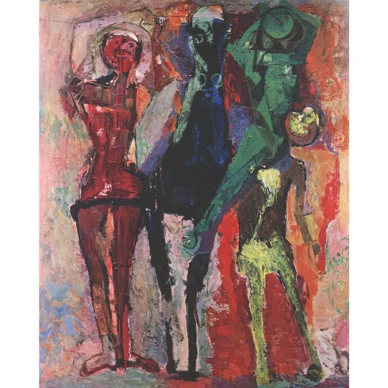 Cavallo con giocolieri' 1965- - Print di Marino Marini