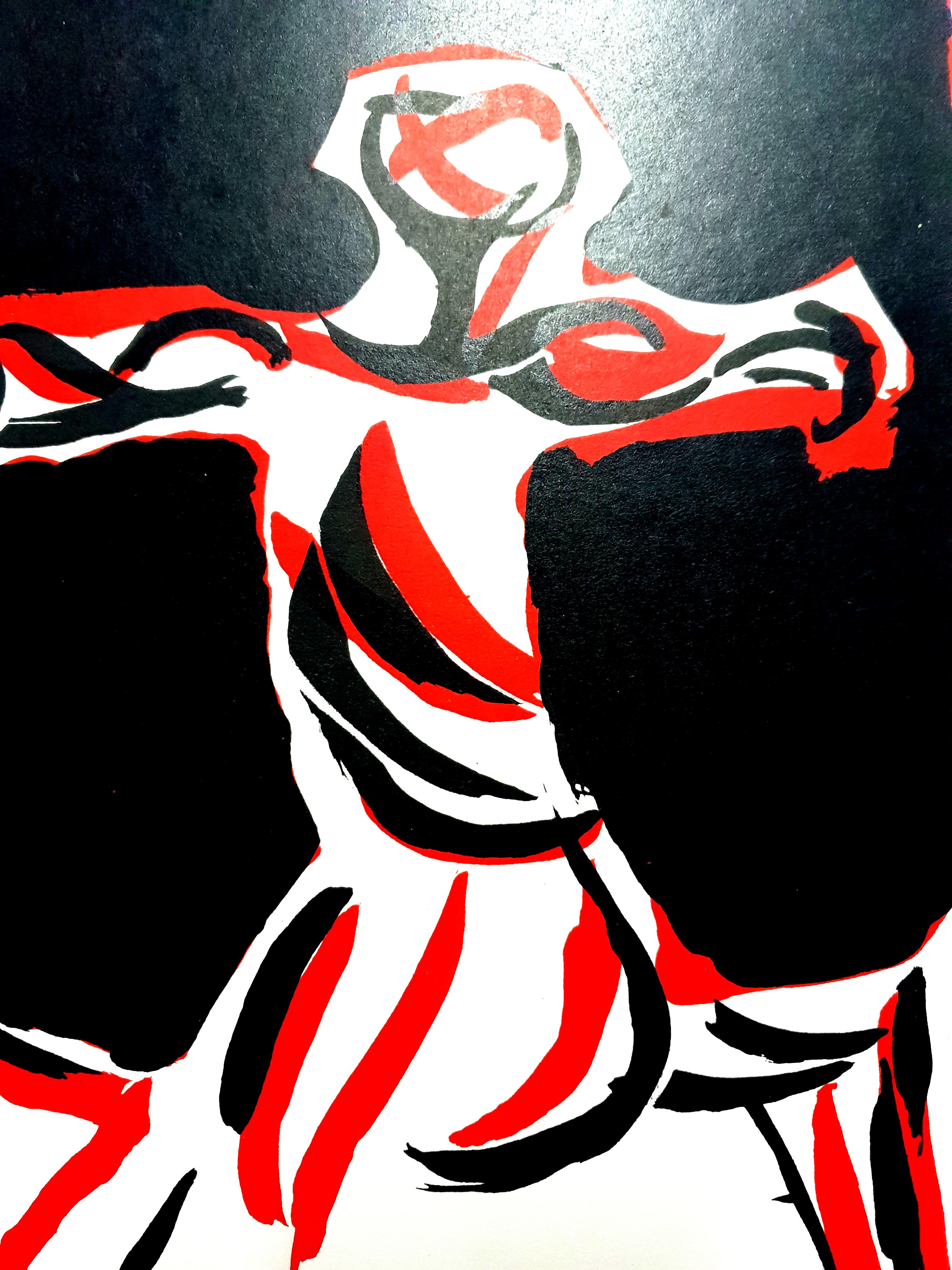 Marino Marini - Cavaliere - Litografia originale in vendita 4