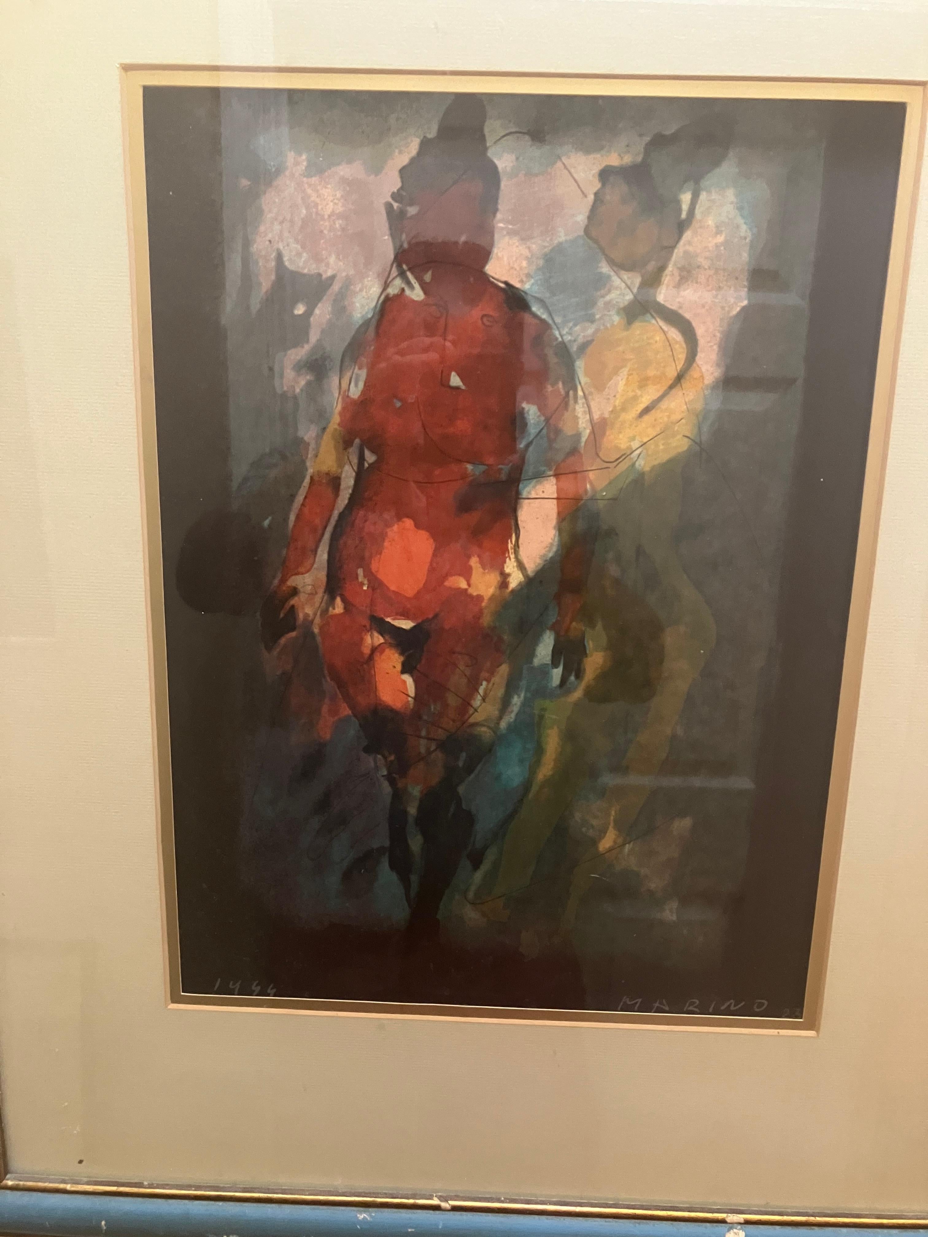 Marino Marini: 1901-1980. He was a very important Italian artist with Auction results for a single print over $42,000. That was for a pencil signed and dated and low edition print. This lithograph or paragraph is signed and dated in the print