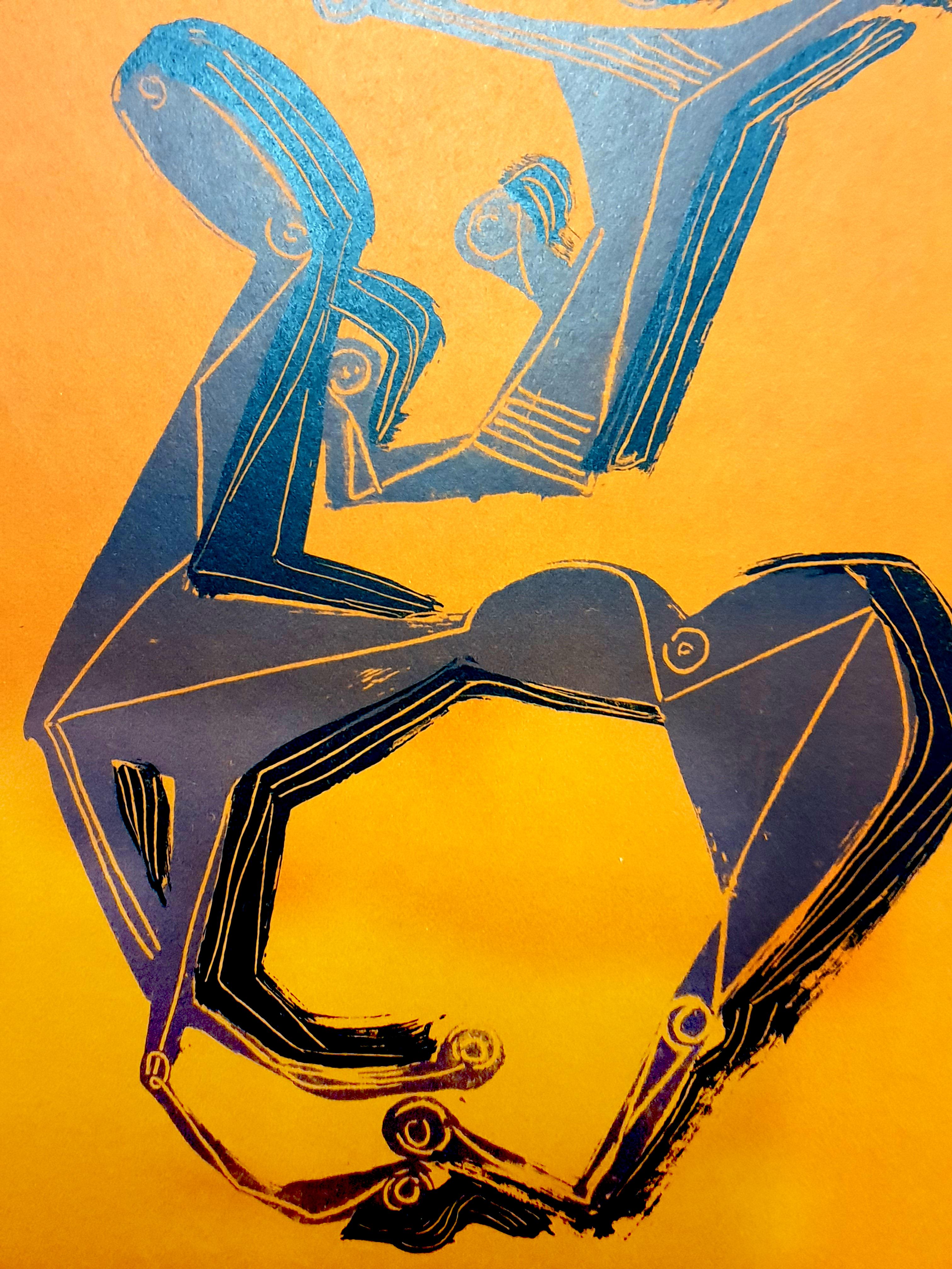 Marino Marini - Jinete - Litografía original en venta 1
