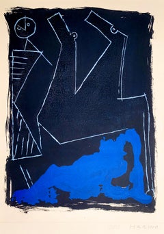 "Morning", By Marino Marini, limited edition etching on paper