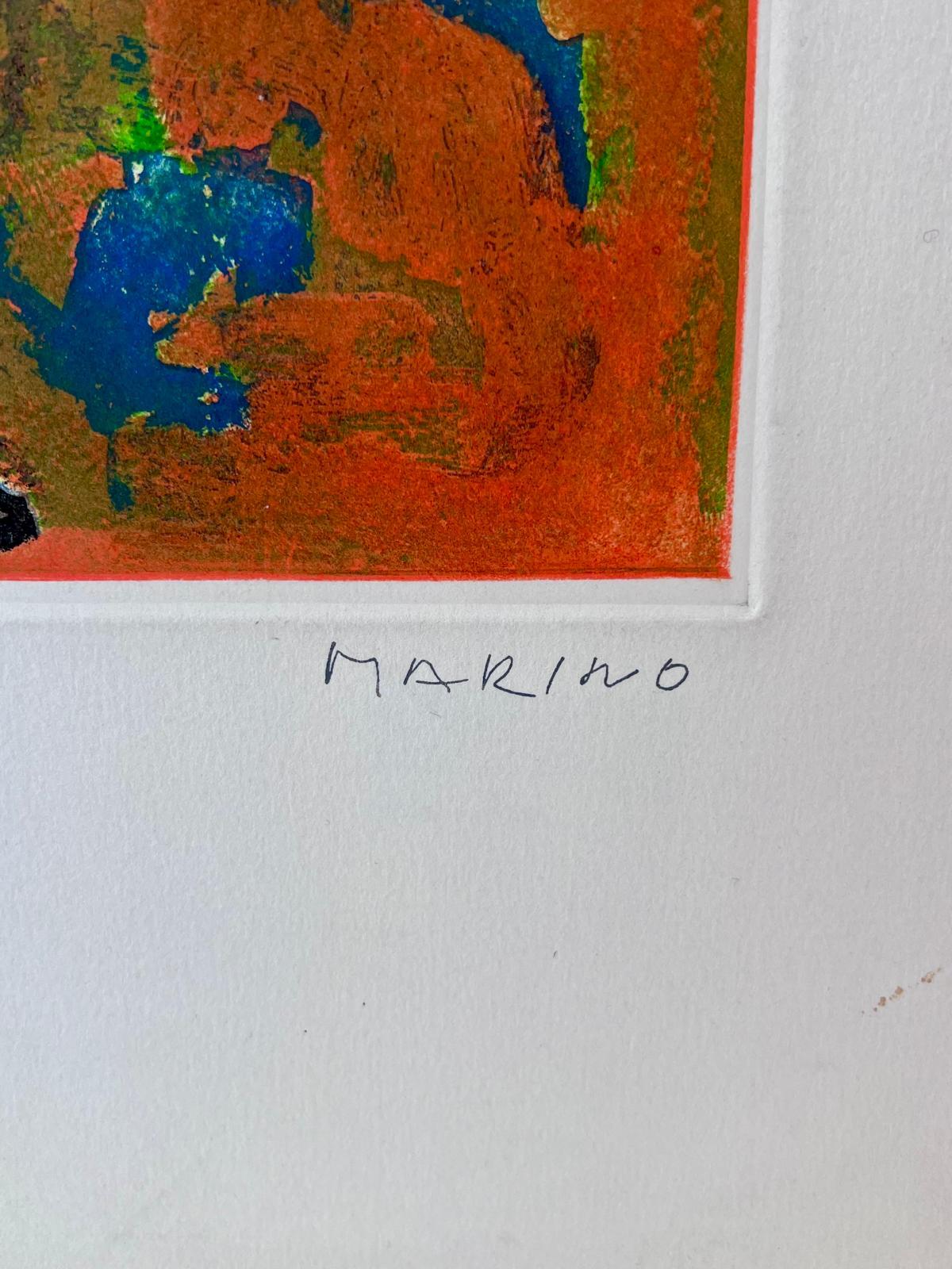 The Jugglers - Abstract Print by Marino Marini