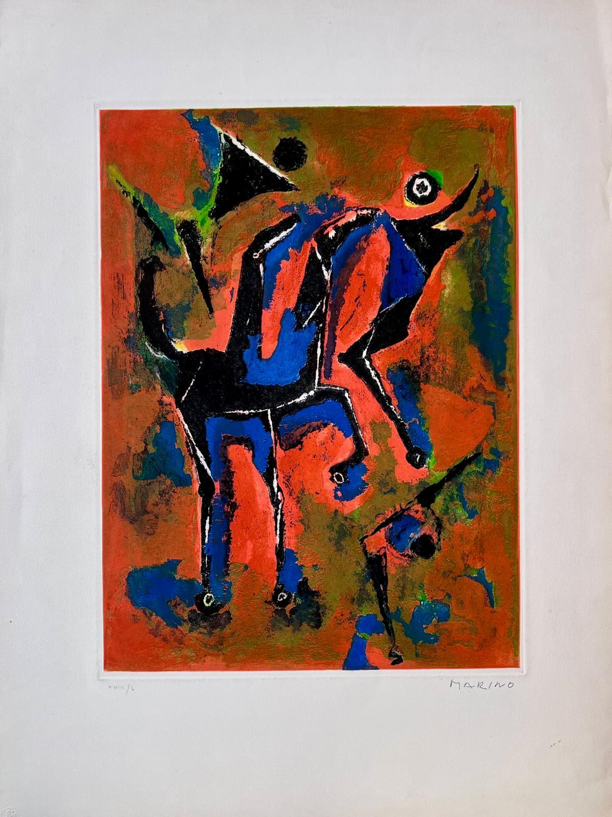 Marino Marini Abstract Print - The Jugglers