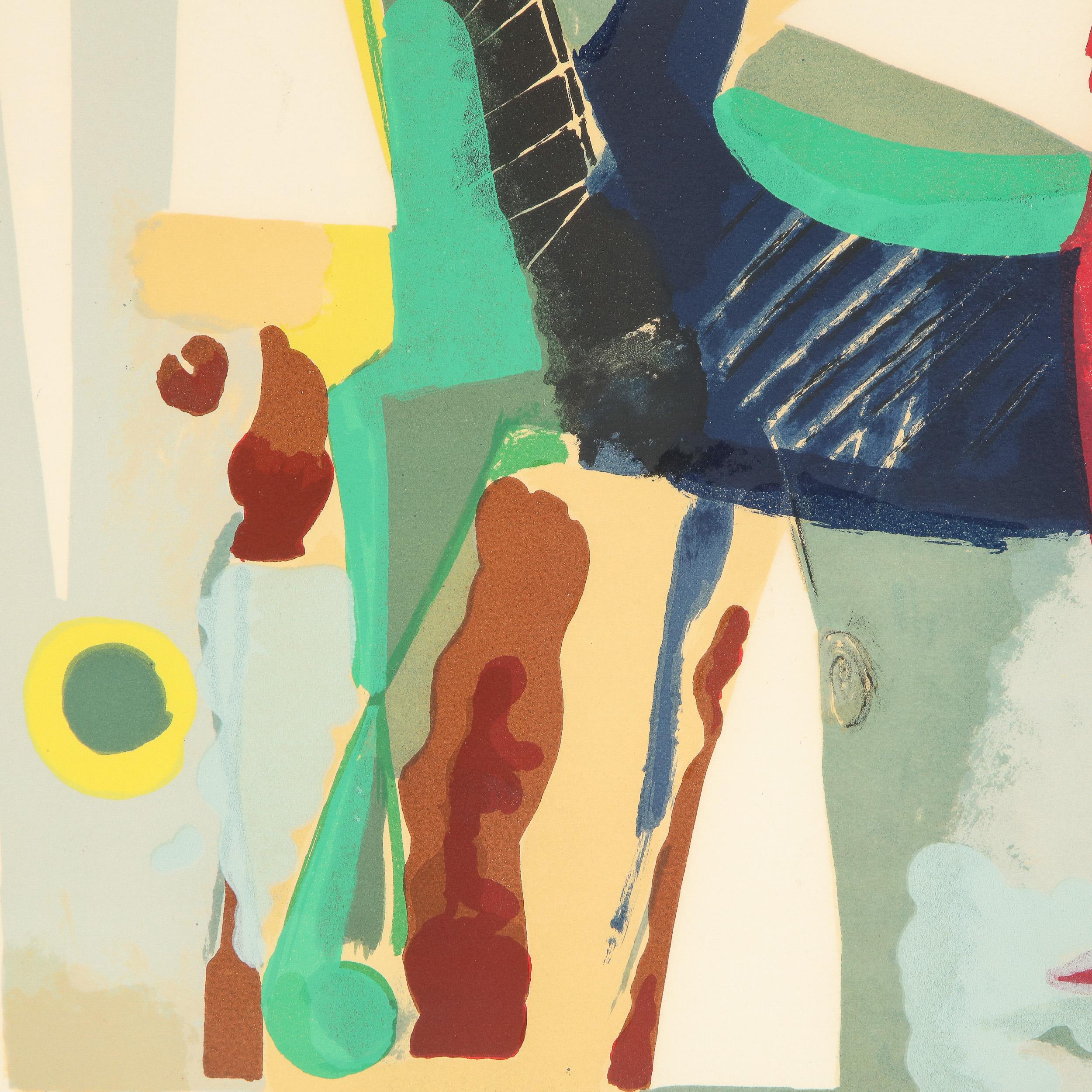 Questa splendida litografia è stata realizzata dal celebre artista italiano Marino Marini nel 1969. Parte della serie 