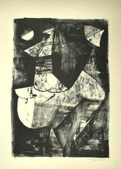 White Horse - Lithograph by Marino Marini - 1966
