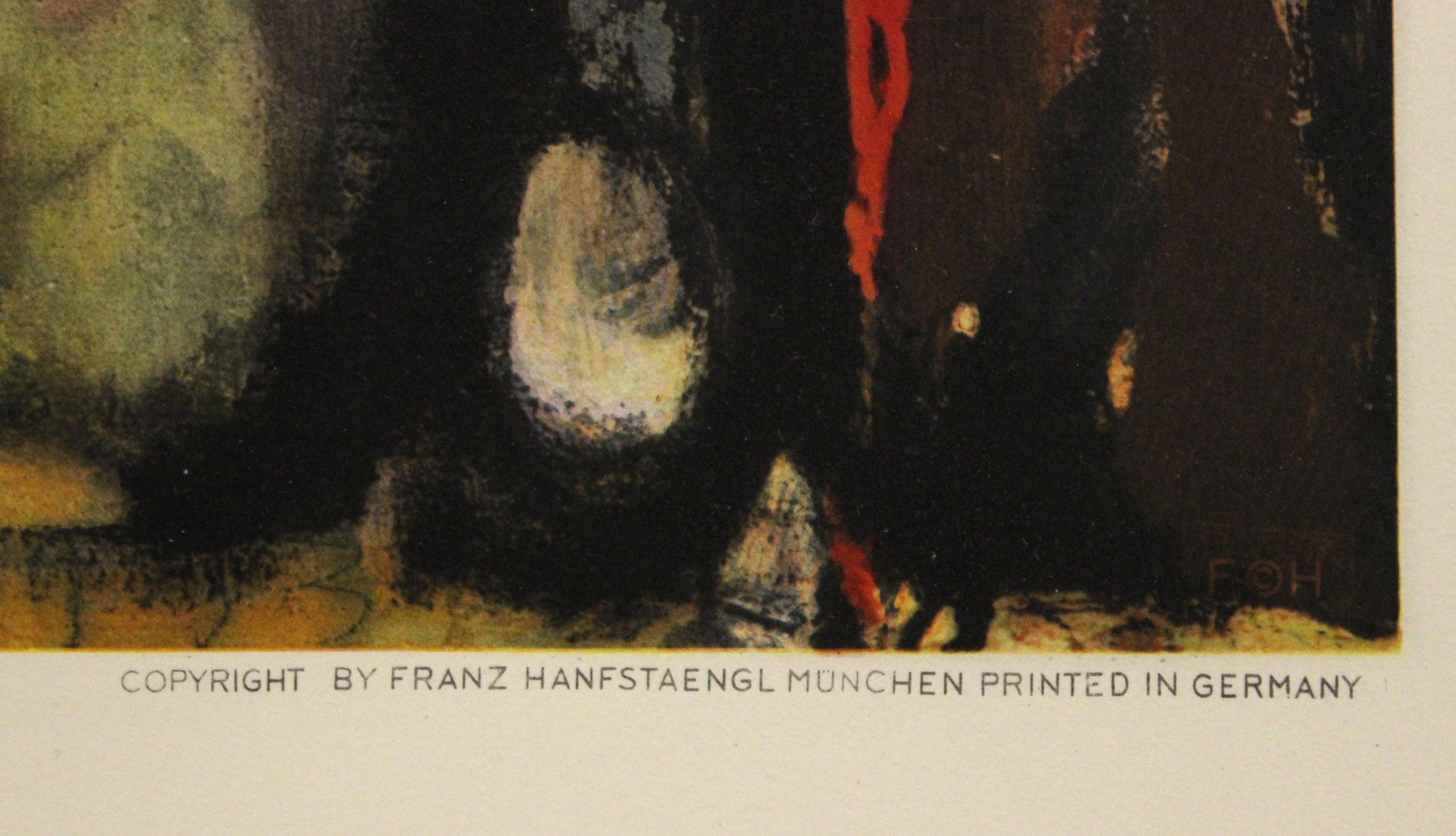 Stampato in Germania - si prega di vedere le foto secondarie per ulteriori informazioni sulla pubblicazione. Il poster misura 35 x 24 pollici e non è incorniciato. L'opera è in buone condizioni: ci sono delle pieghe e un angolo sfrangiato che sono