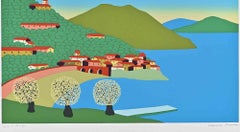 Paesaggio - Serigrafia di Marino Morena - Anni '70