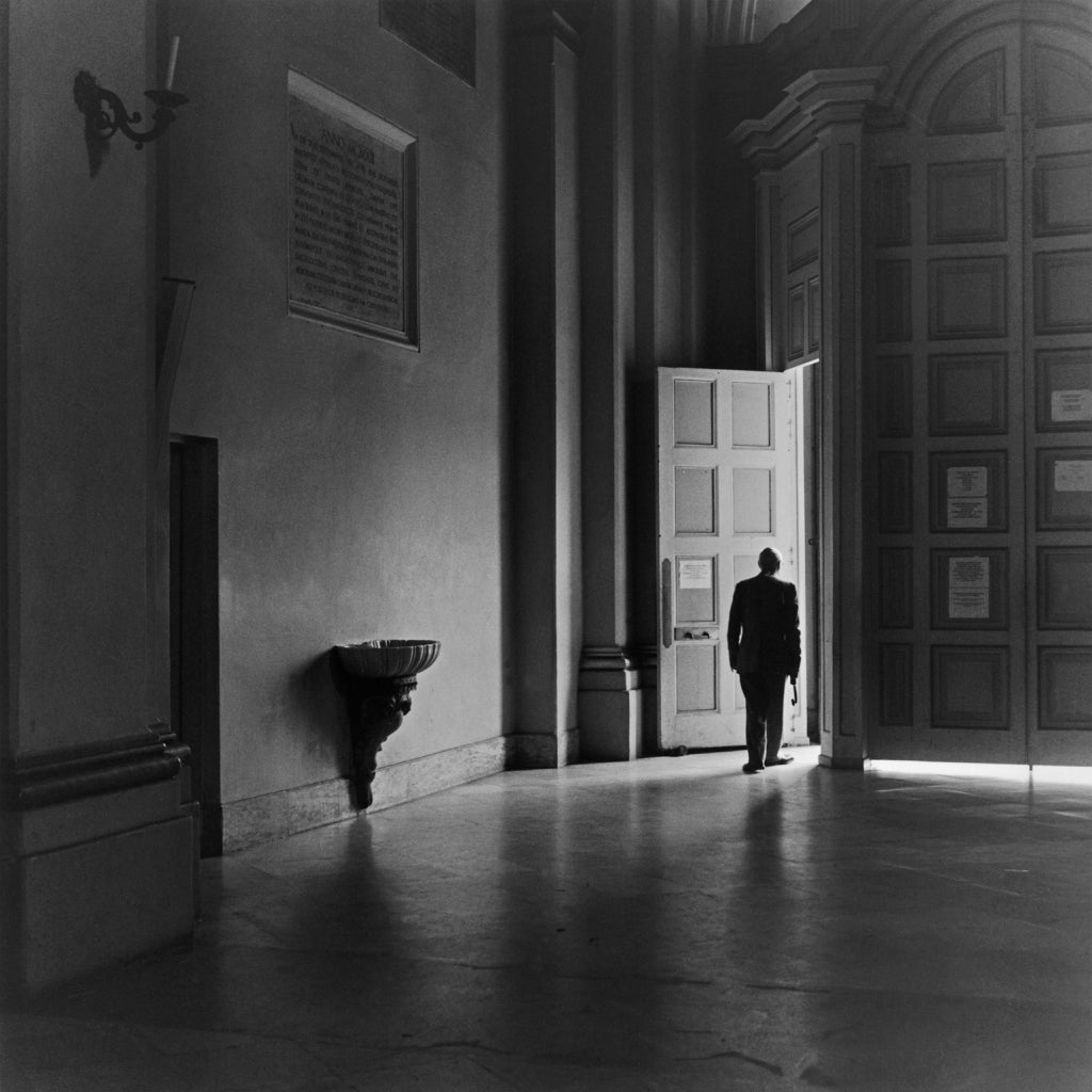 Mario Algaze Black and White Photograph - La Catedral Primada de Santa Fe de Bogota, Colombia