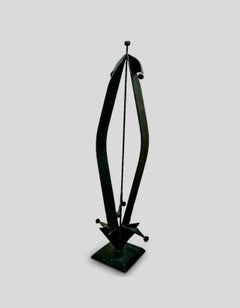 Large Mario Almaguer Cuban Art Welded Painted Steel Abstract Sculpture Modernism