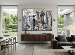 Majestic By Nature - Acrylic Painting on Canvas, Abstract, 36in x 48in