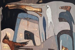 Portal to the Past - Acrylic on Canvas, Figurative Abstraction, 48in x 60in