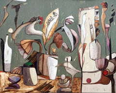 Unfettered - Acrylic Painting on Canvas, Abstract, 48in x 60in