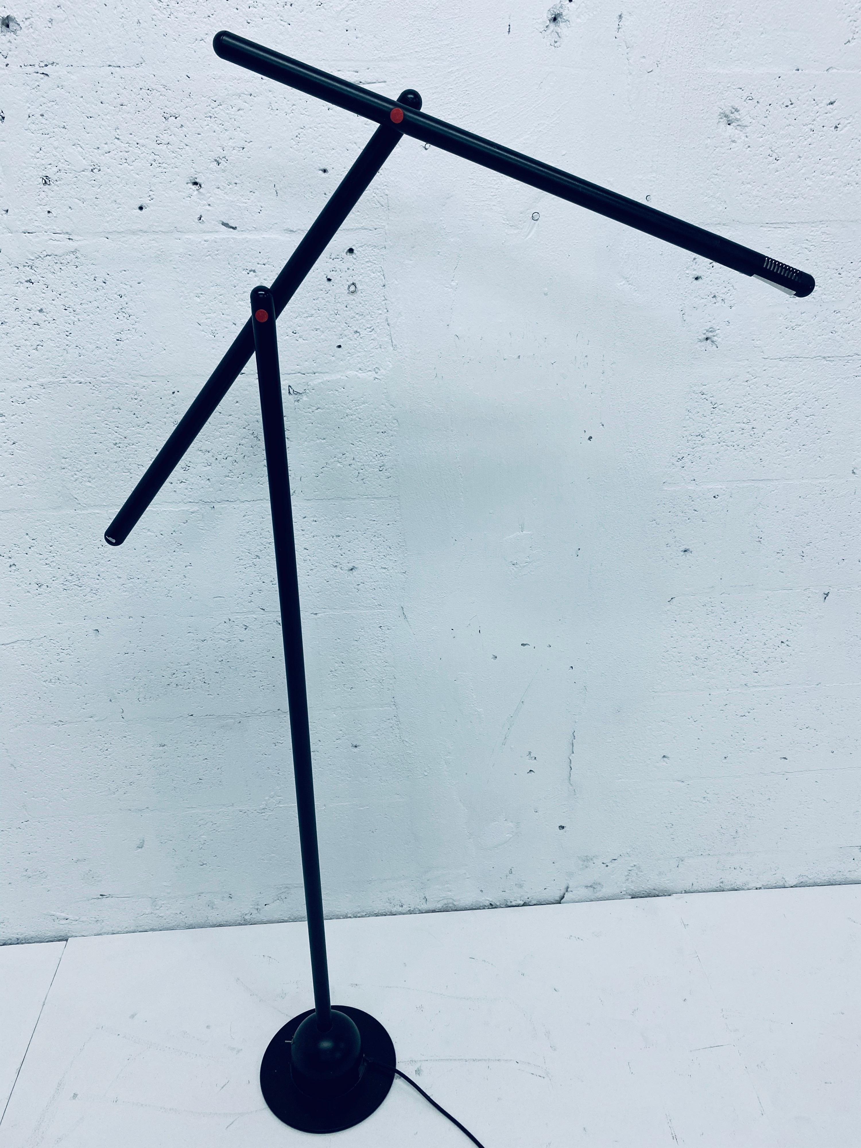 Italian Mario Arnaboldi Postmodern “Mira” Floor Lamp for Programmaluce For Sale
