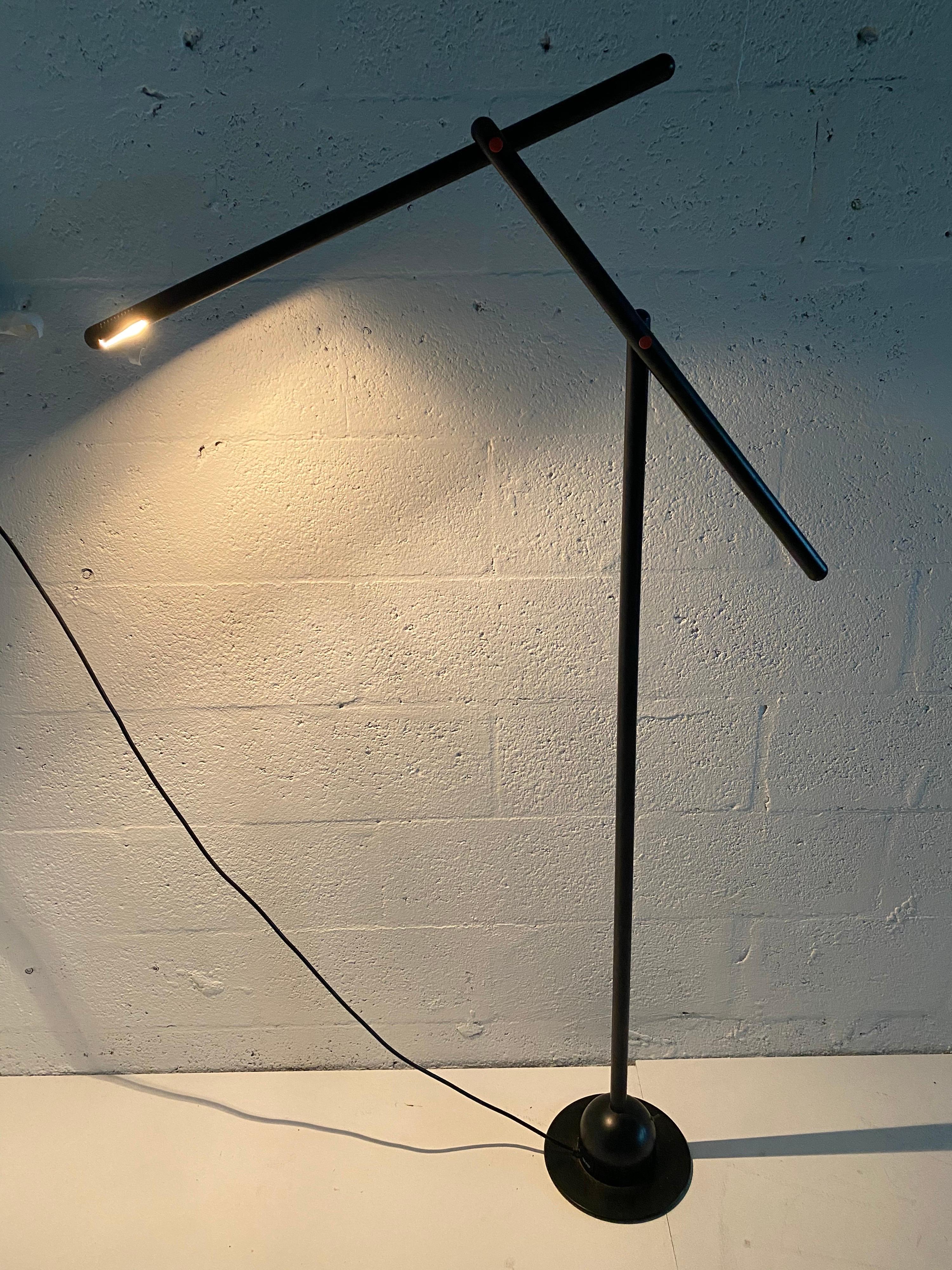 Paint Mario Arnaboldi Postmodern “Mira” Floor Lamp for Programmaluce For Sale