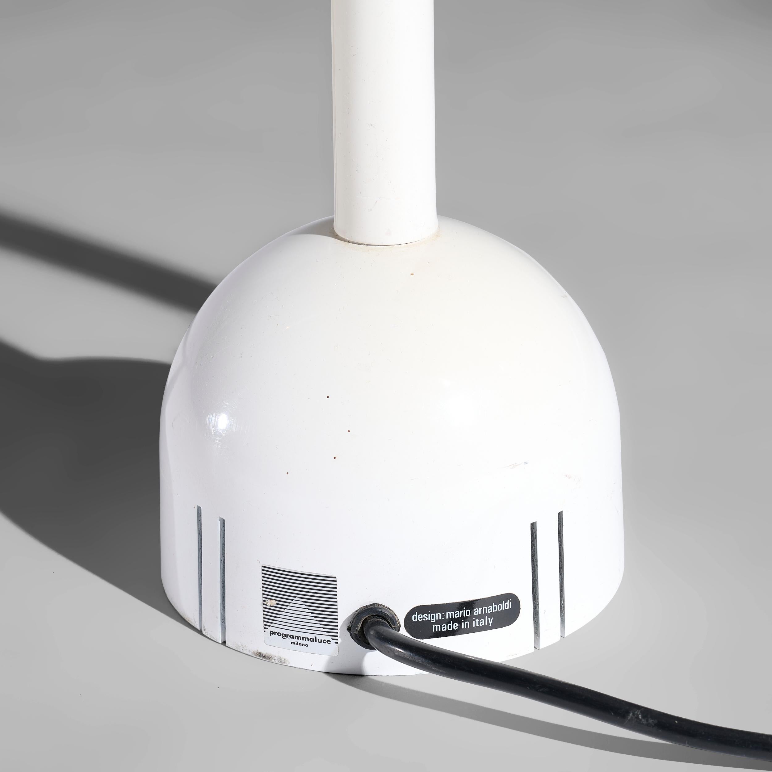 Mario Arnaboldi seltene weiße Leuchte 