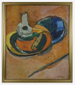 Nature morte - Peinture à l'huile de Mario Asnago - Milieu du 20e siècle