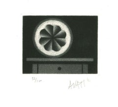 Vintage Lemon - Original Etching on Paper by Mario Avati - 1970s