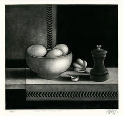 Nature morte au bulbe d'ail