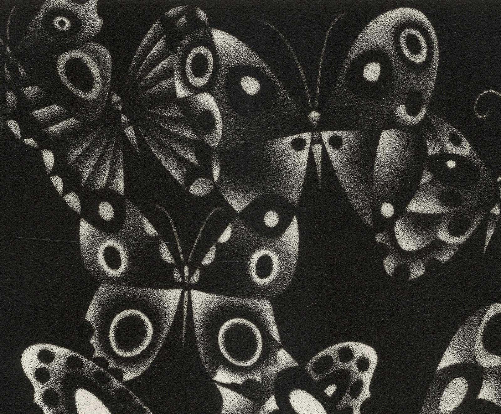 Papillons (butterflies) - Print by Mario Avati