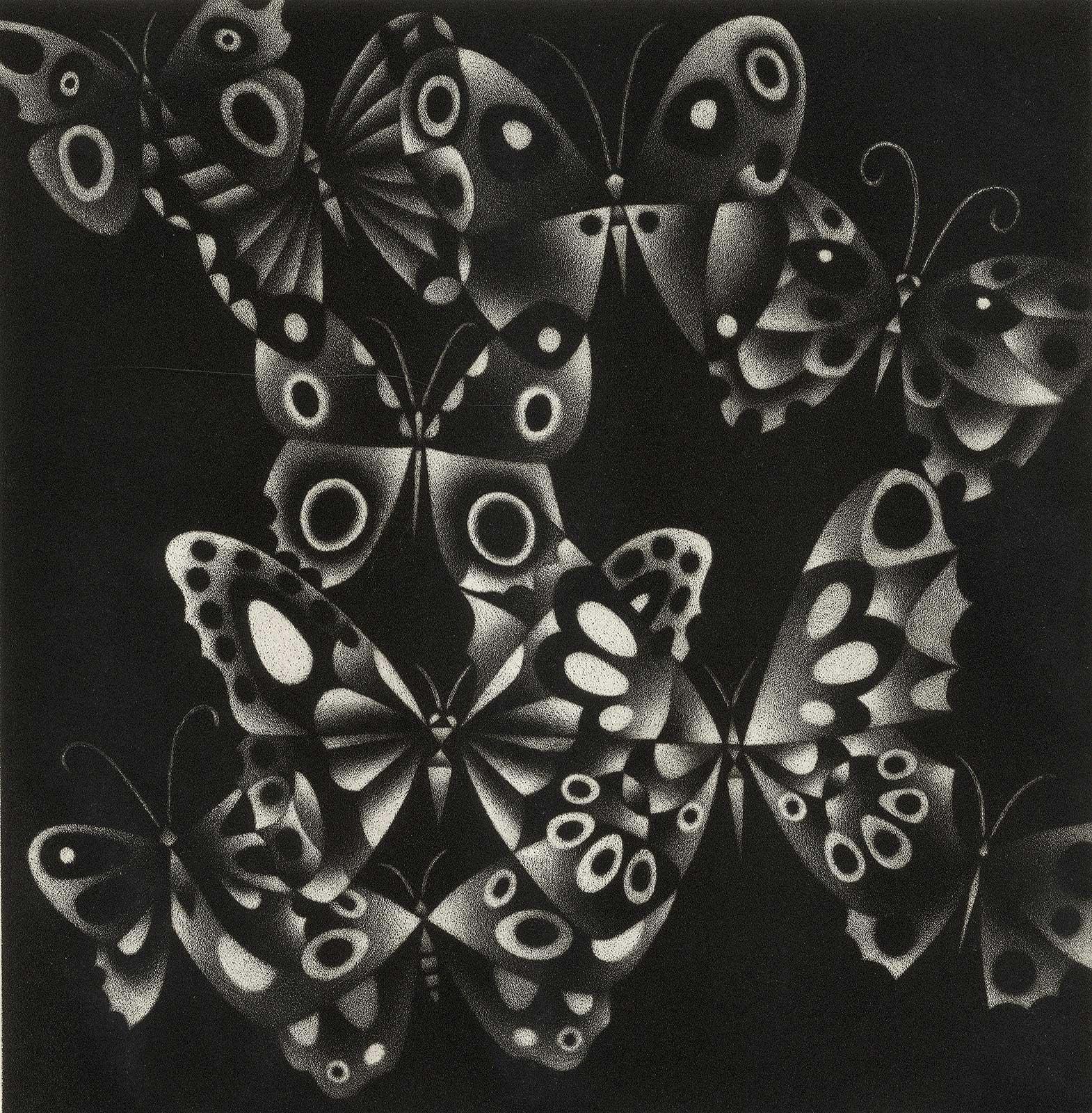 Mario Avati Animal Print - Papillons (butterflies)