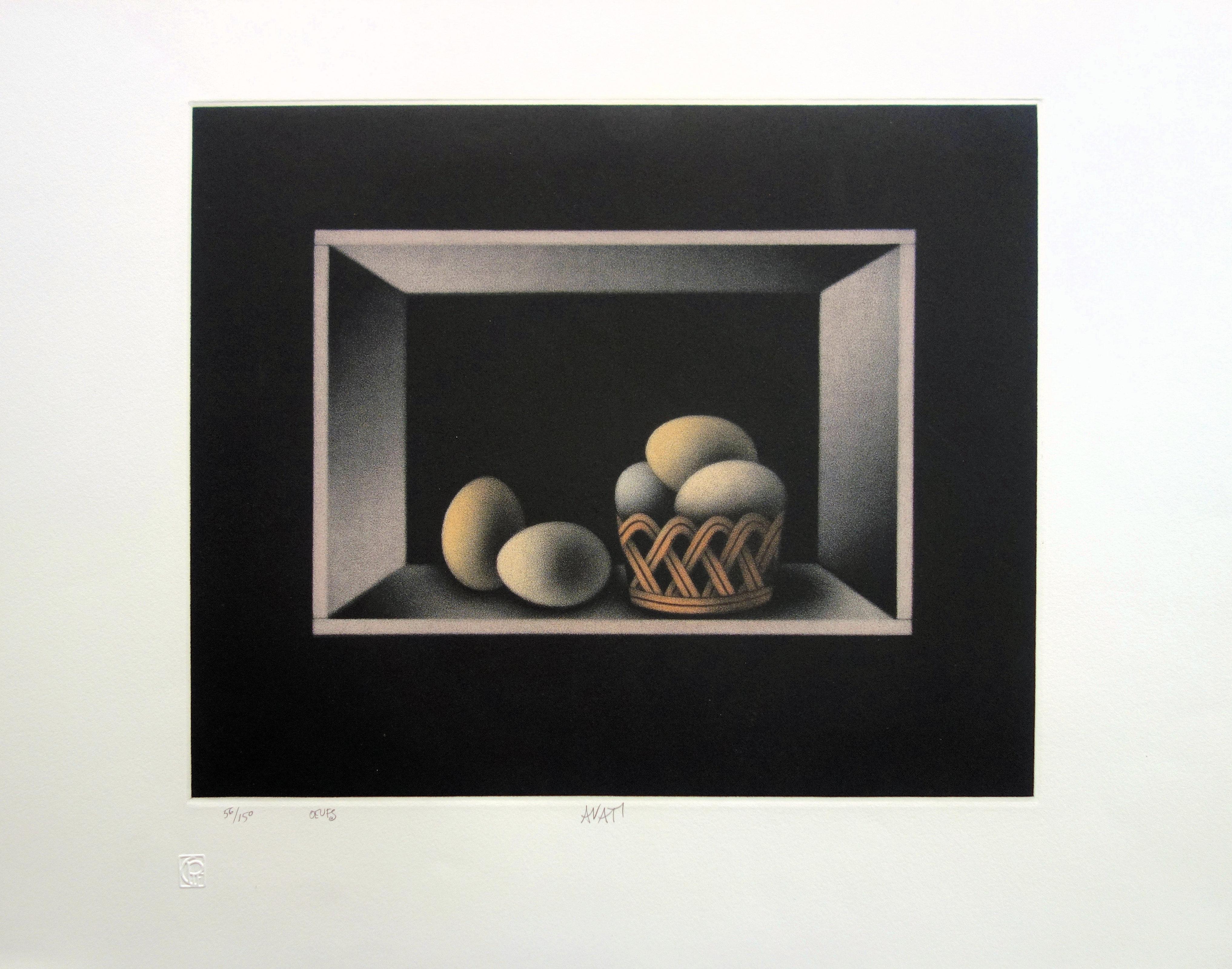 Still Life with Eggs - Original handsigned etching - Limited / 150 