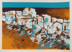 Paisaje - Litografía de Mario Bardi - 1974