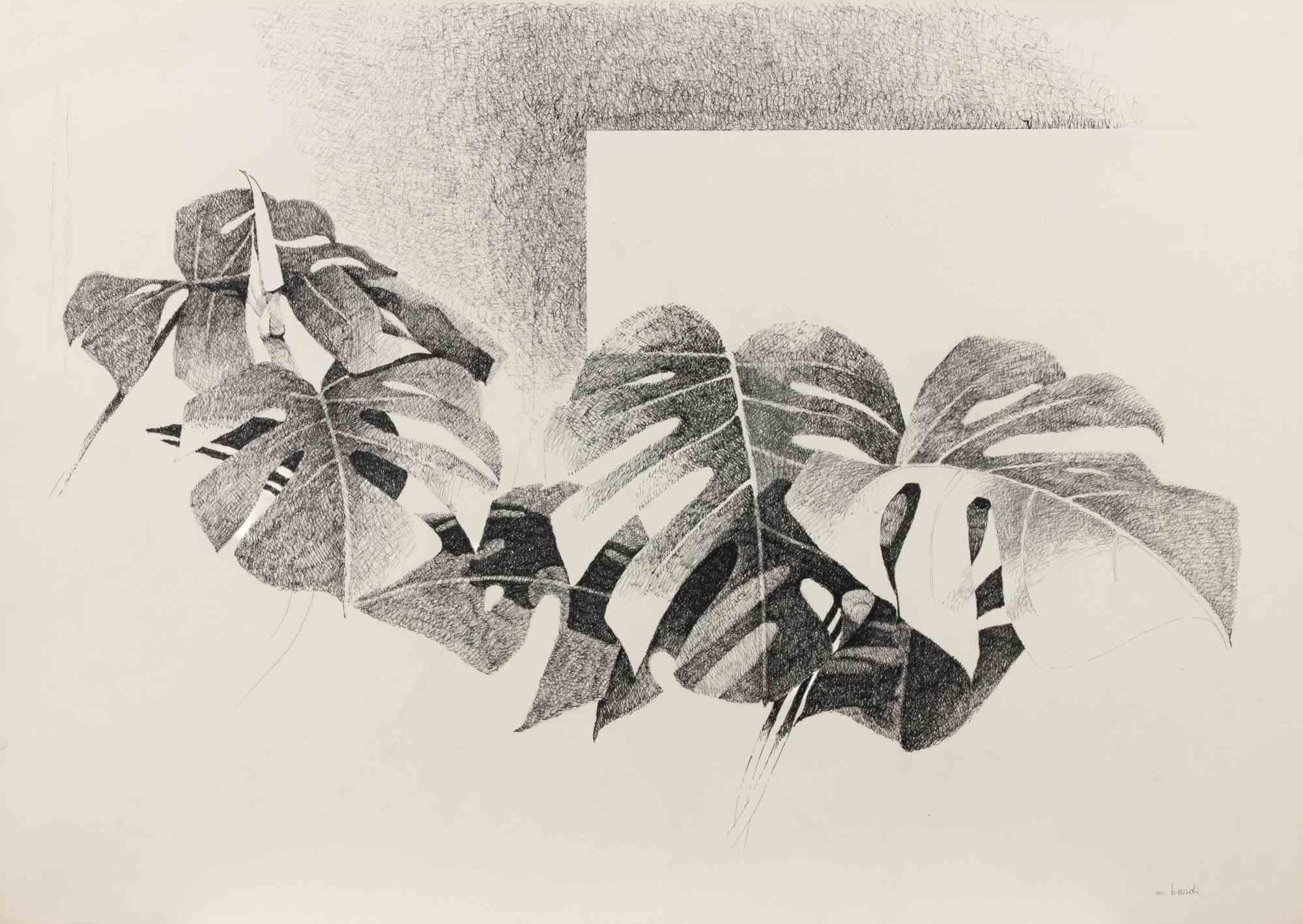 Plants - Lithograph by Mario Bardi - 1980s