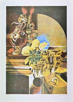 Stillleben - Lithographie von Mario Bardi - 1979