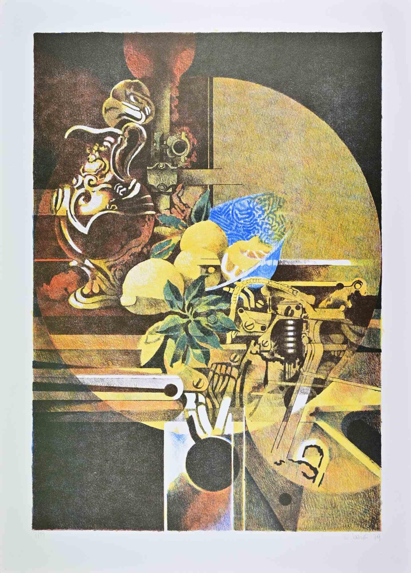 Still Life - Lithograph by Mario Bardi - 1979