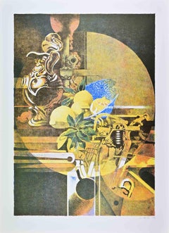 Naturaleza muerta - Litografía de Mario Bardi - 1979